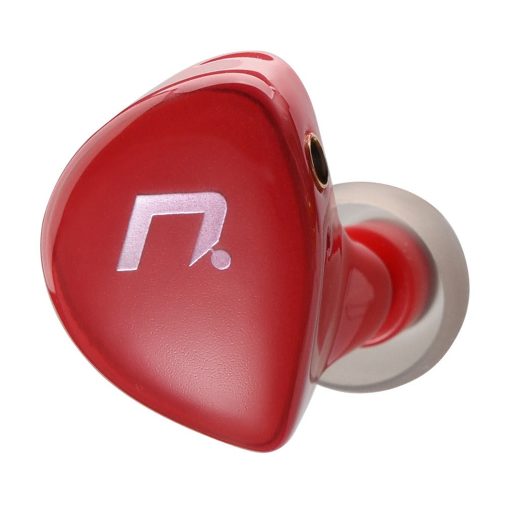 NXEars Sonata High-Performance AGL IEM Earphones with Silver Plated MMCX Cable (Red)