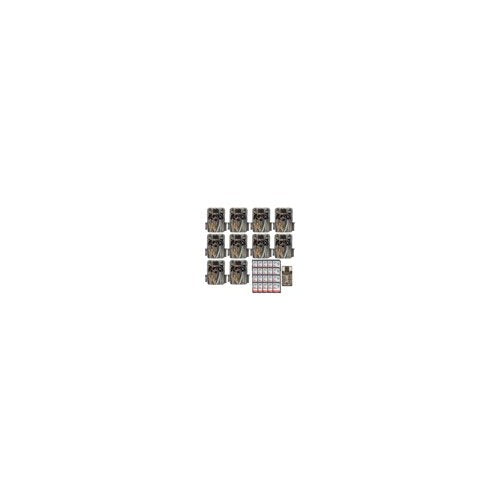 Browning Trail Cameras Dark Ops 16MP Game Camera (10-Pack) with 20 16GB SD Cards and USB Card Reader