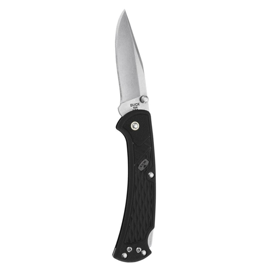 Buck Knives 112 Ranger Slim Selct Black 420 HC Stnless Steel 7.25 Folding Knife