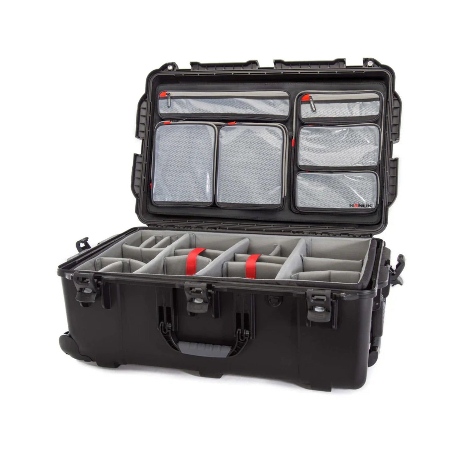 Nanuk 963 Pro Photo Kit Wheeled Hard Case With Padded Divider and Lid Organizer