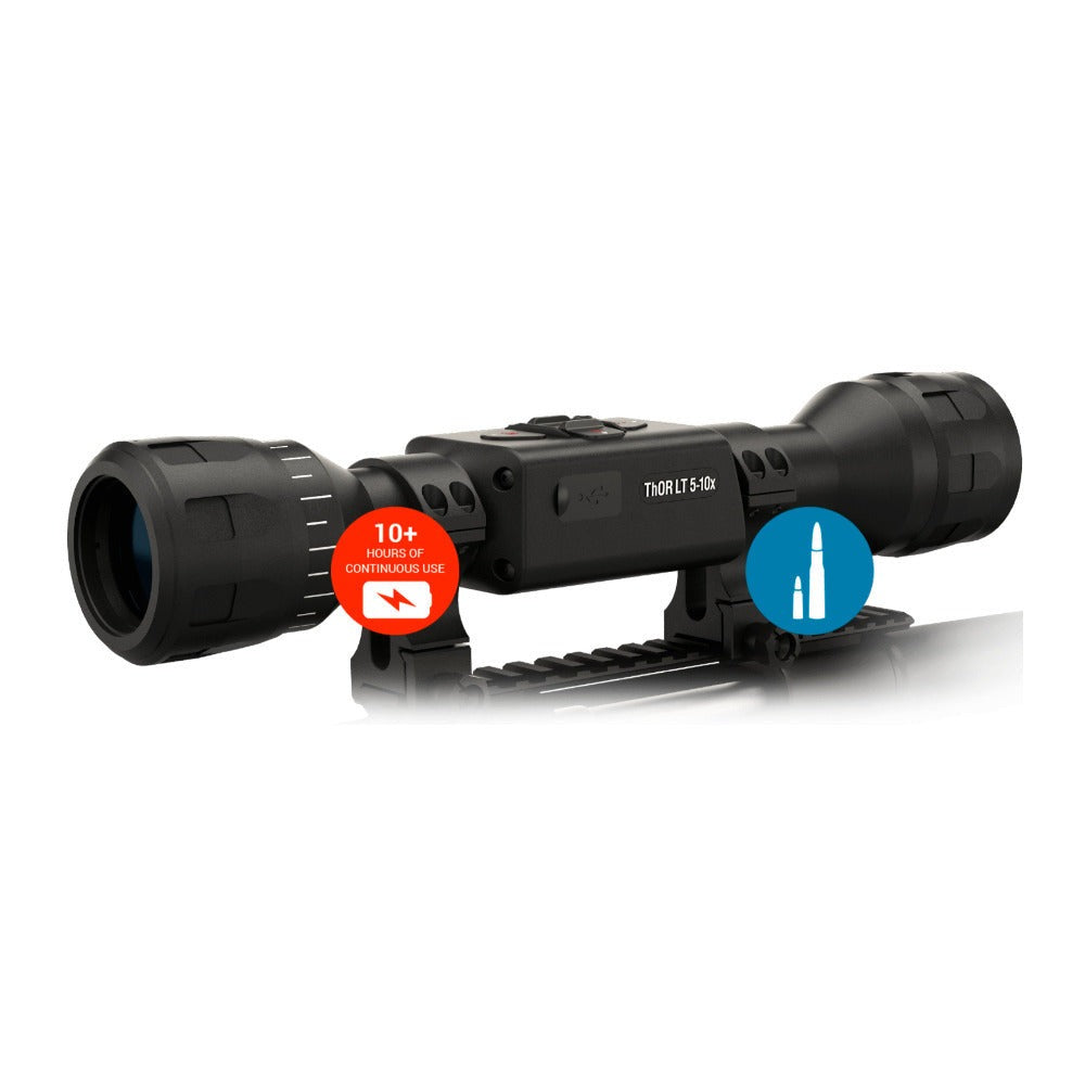 ATN THOR LT 5-10x Thermal Riflescope with 160 x 120 Pixel Sensor (Black)