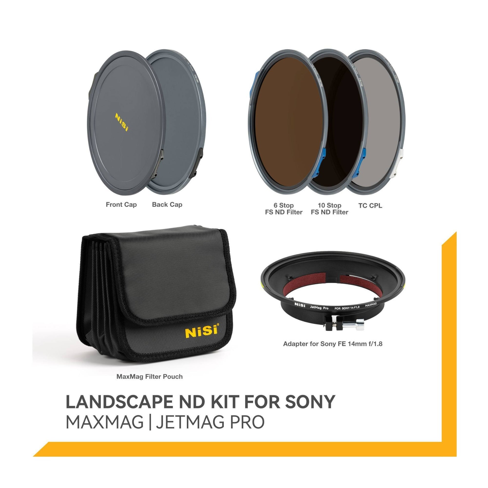 NiSi JetMag Pro Landscape ND MAXMAG Magnetic Filter Kit - Sony FE 14mm f/1.8 GM