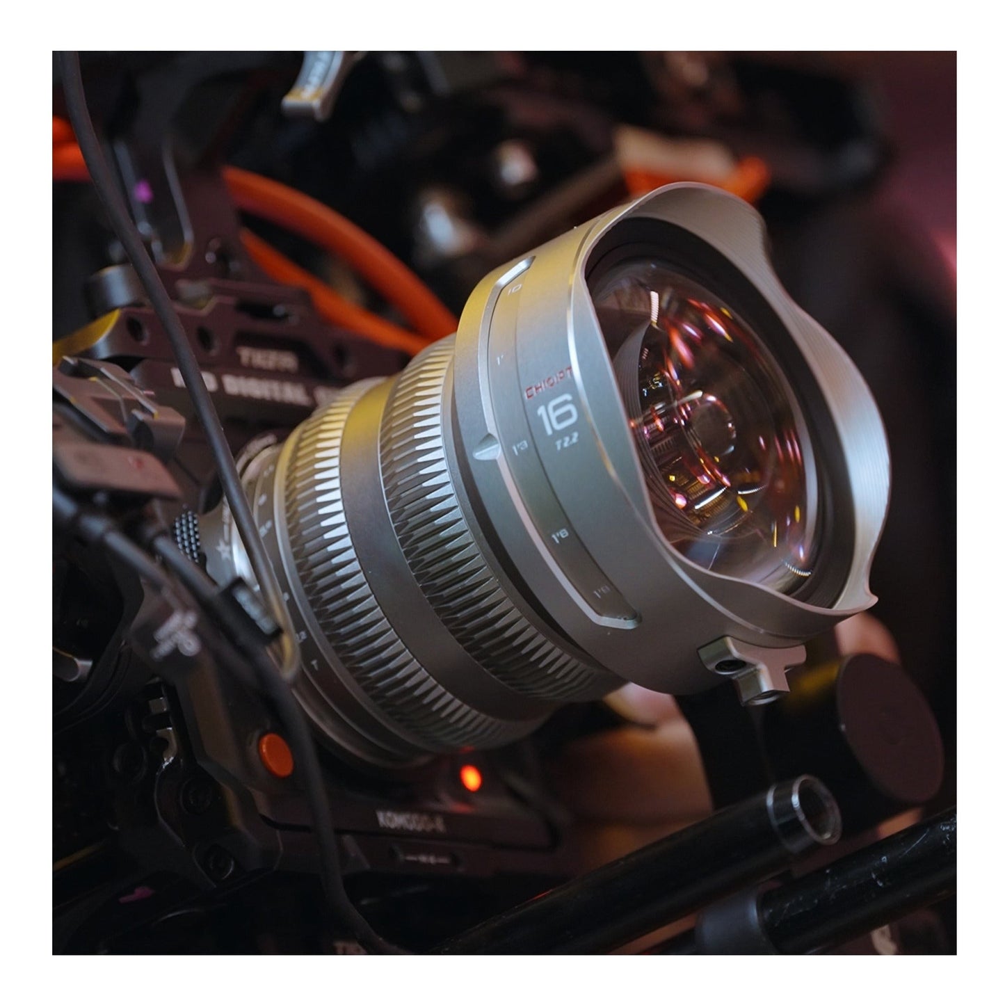 CHIOPT AURA 16mm T2.2 Cinema Lens (Sony E-Mount) Full-Frame with Cine Prime and Manual Focus