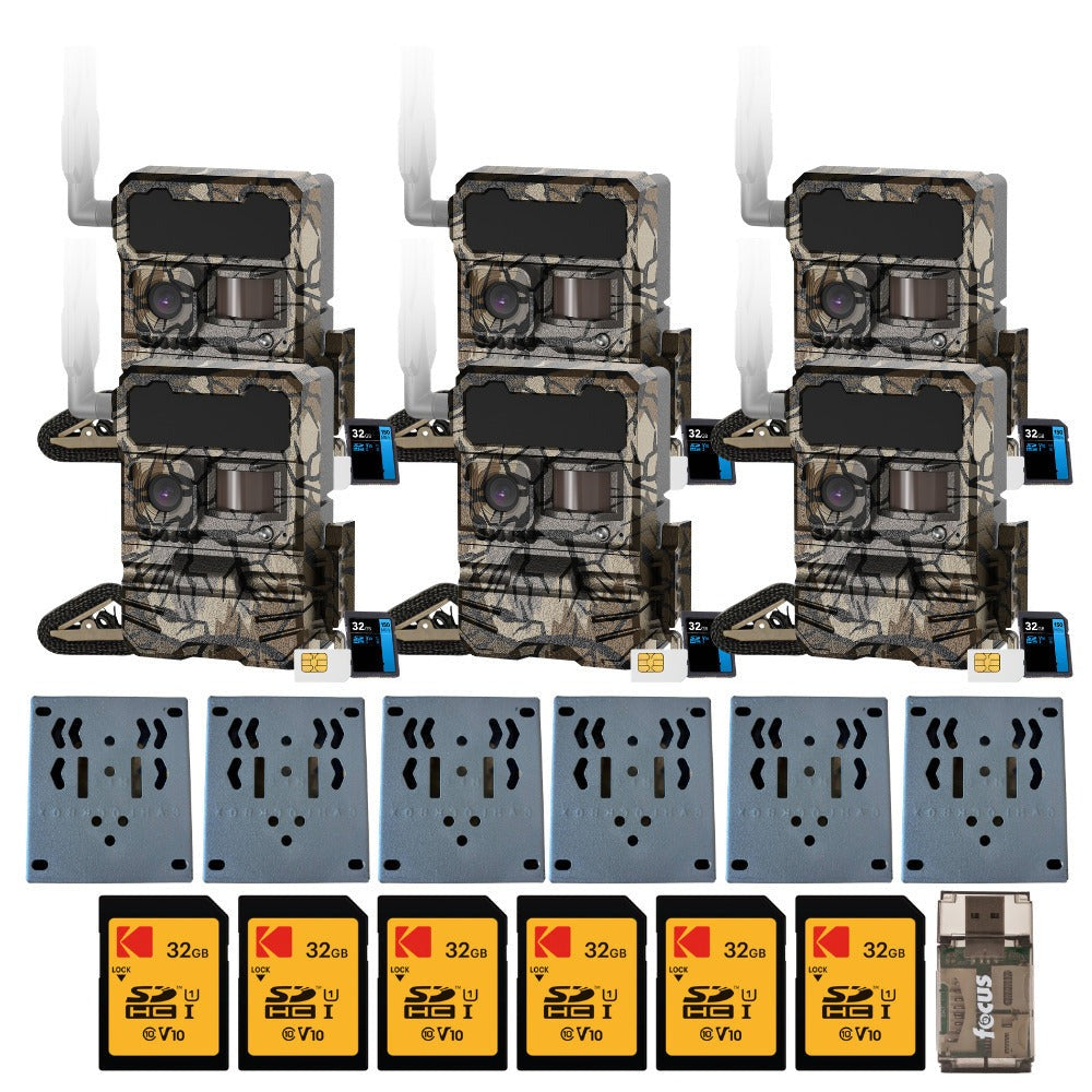 Yellowstone Y2 Wide Lens Cellular Trail Camera with Bear-Proof Metal Box Bundle