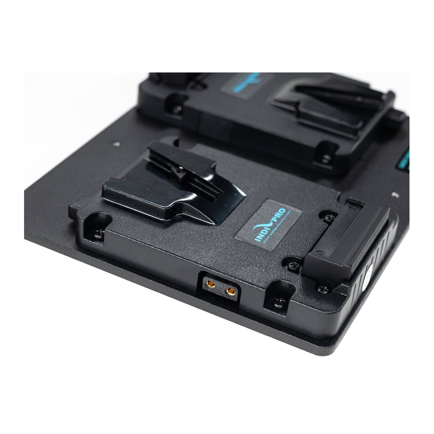 IndiPRO Tools Hot-Swap Dual V-Mount Adapter Plates to V-Mount Plate