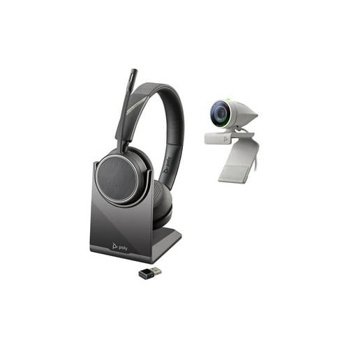 Poly Studio P5 Webcam with Voyager 4220 UC Headset Kit