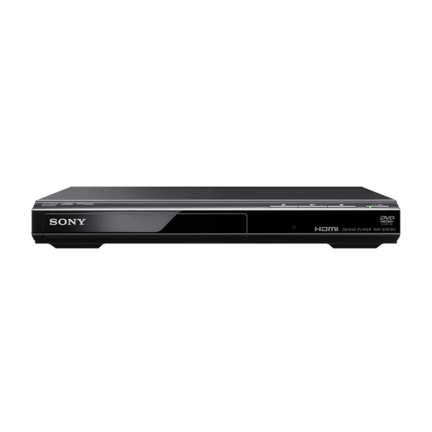 Sony DVP-SR510H 1080p Upscaling DVD Player with 8ft High-definition Vide/Audio Silver Cable