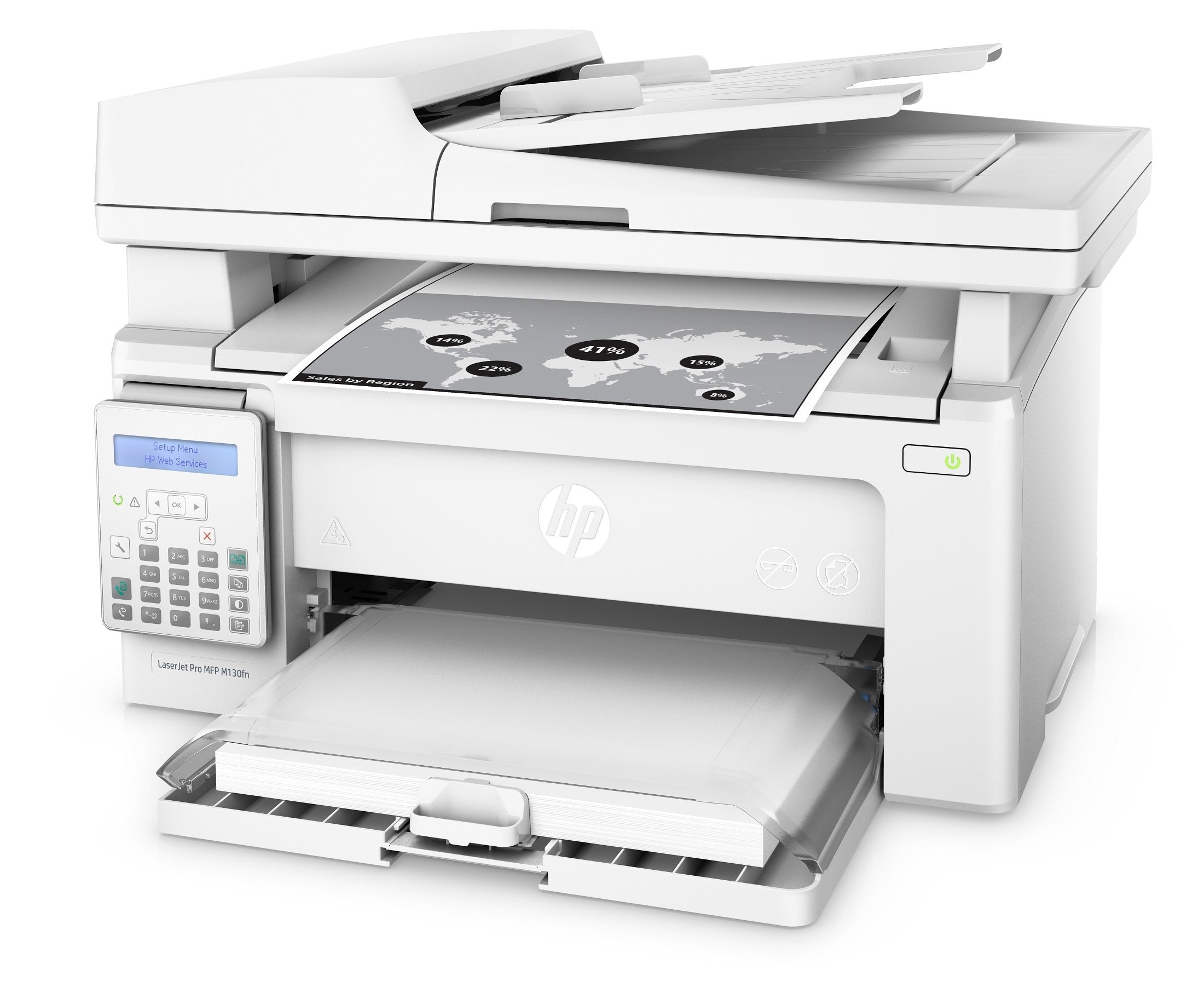HP LaserJet Pro MFP M130fw All-in-One Laser Printer, Wi-Fi, Print/Copy/Scan/Fax (Refurbished)