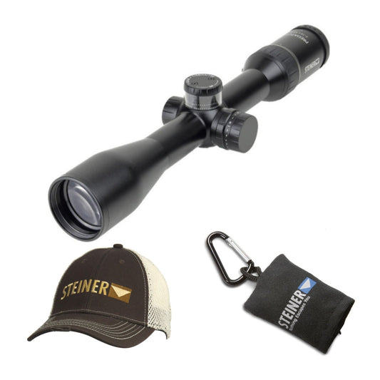 Steiner 2-16x42 Predator 8 Riflescope (E3 Reticle) with Cap and Lens Cloth