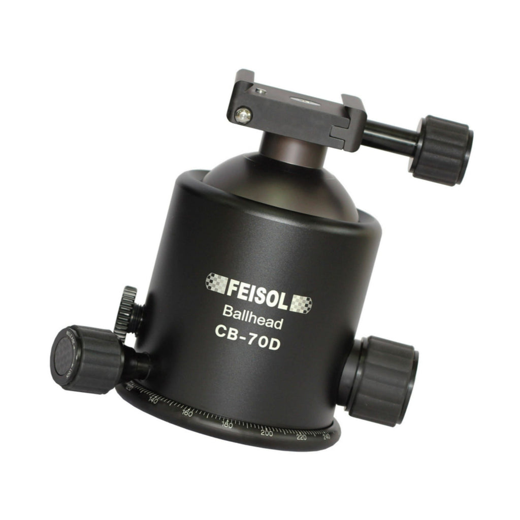 FEISOL Ball Head CB-70D with Durable and Precise Design for Large Series Tripods