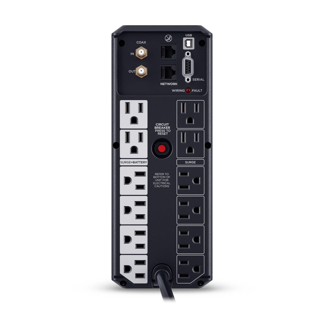 CyberPower CP1500AVRLCD3 Mini Tower UPS Battery Backup and Surge Protector