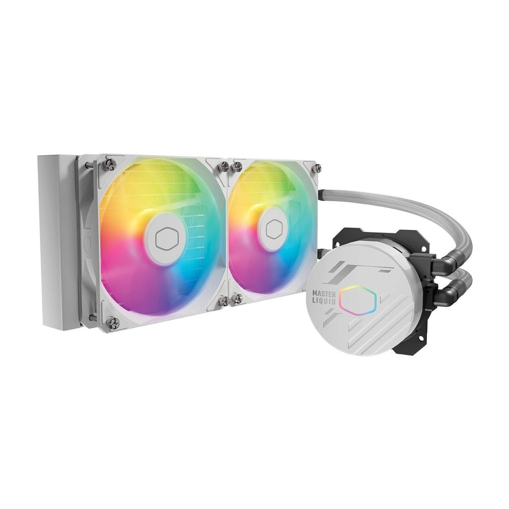 Cooler Master MasterLiquid 240L Core ARGB Close-Loop AIO Liquid Cooler (White)