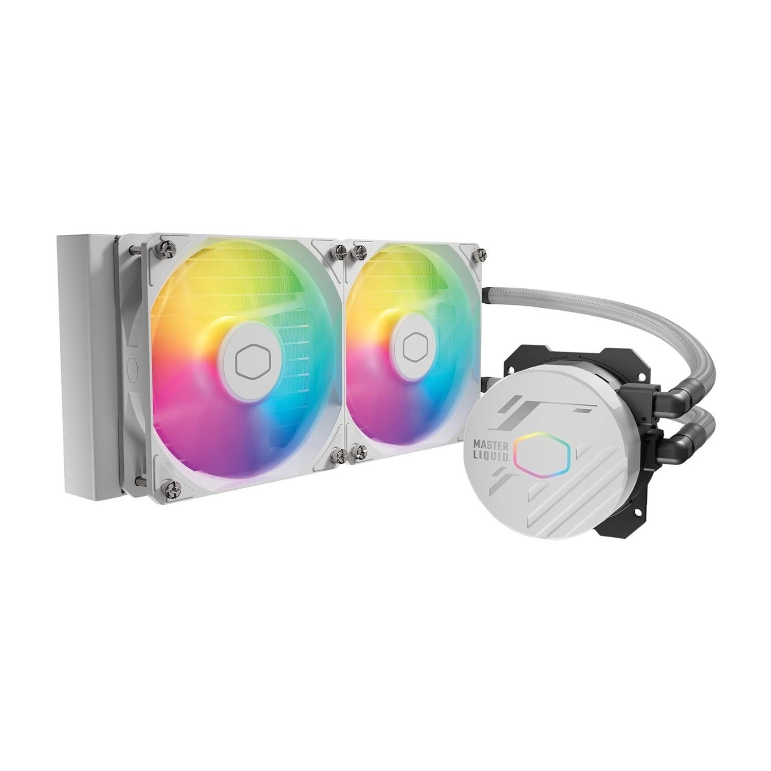Cooler Master MasterLiquid 240L Core ARGB Close-Loop AIO Liquid Cooler (White)