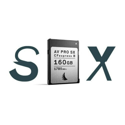 Angelbird AV PRO CFexpress 2.0 Type B SX 160 GB 1785 MB/s Read and 1600 MB/s Write Speed Memory Card