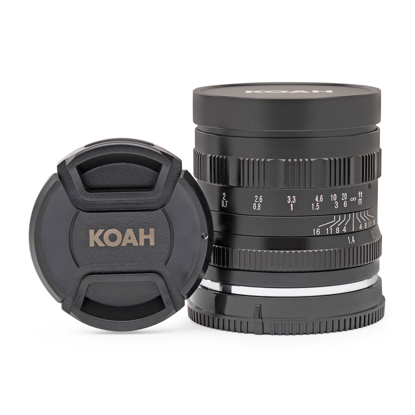 Koah Artisans Series 50mm f/1.4 Large Aperture Manual Focus Lens for Micro Four Thirds (Black)