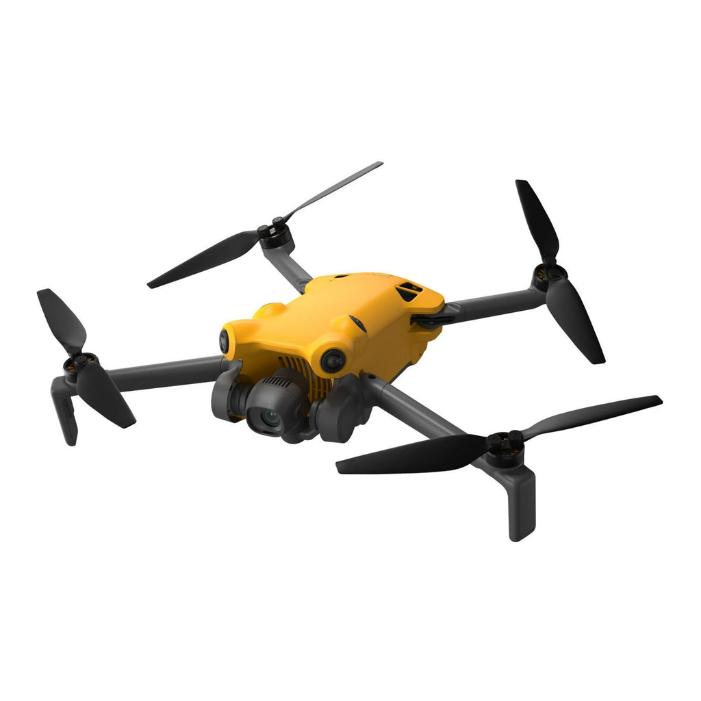 SKYROVER X1 Drone Fly More Combo - 4K/60fps HDR Camera, 48MP 3-Axis with Screen Controller (Yellow)