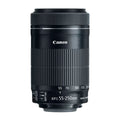 Canon EF-S 55-250mm f/4-5.6 IS STM Telephoto Zoom Lens, 58mm Filter Thread (Black) (Certified Refurbished)