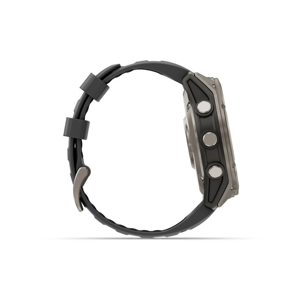 Garmin Fnix 8 Pro 51 mm AMOLED GPS Smartwatch (Titanium Graphite/Black Band)
