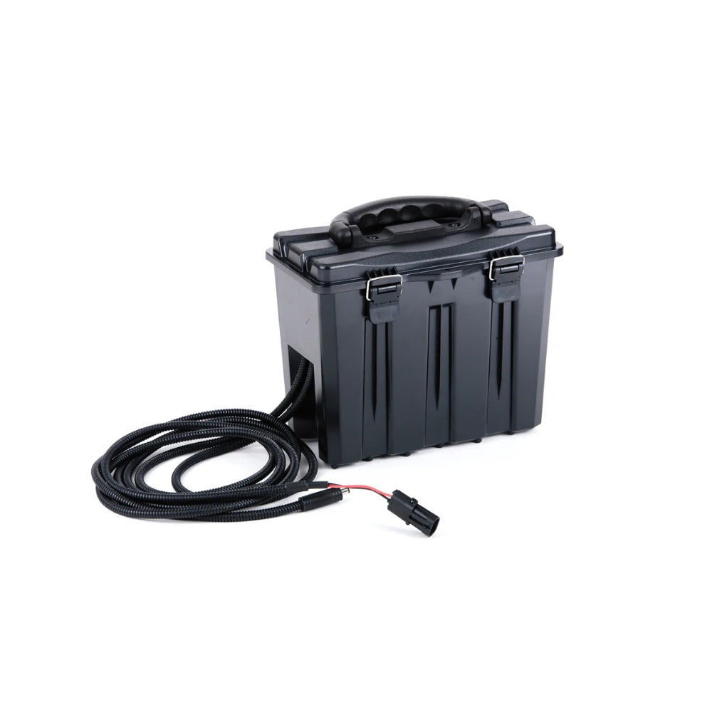 Spartan Corrosion-resistant 12V SLA Battery Box with Output/Solar Dual Cable