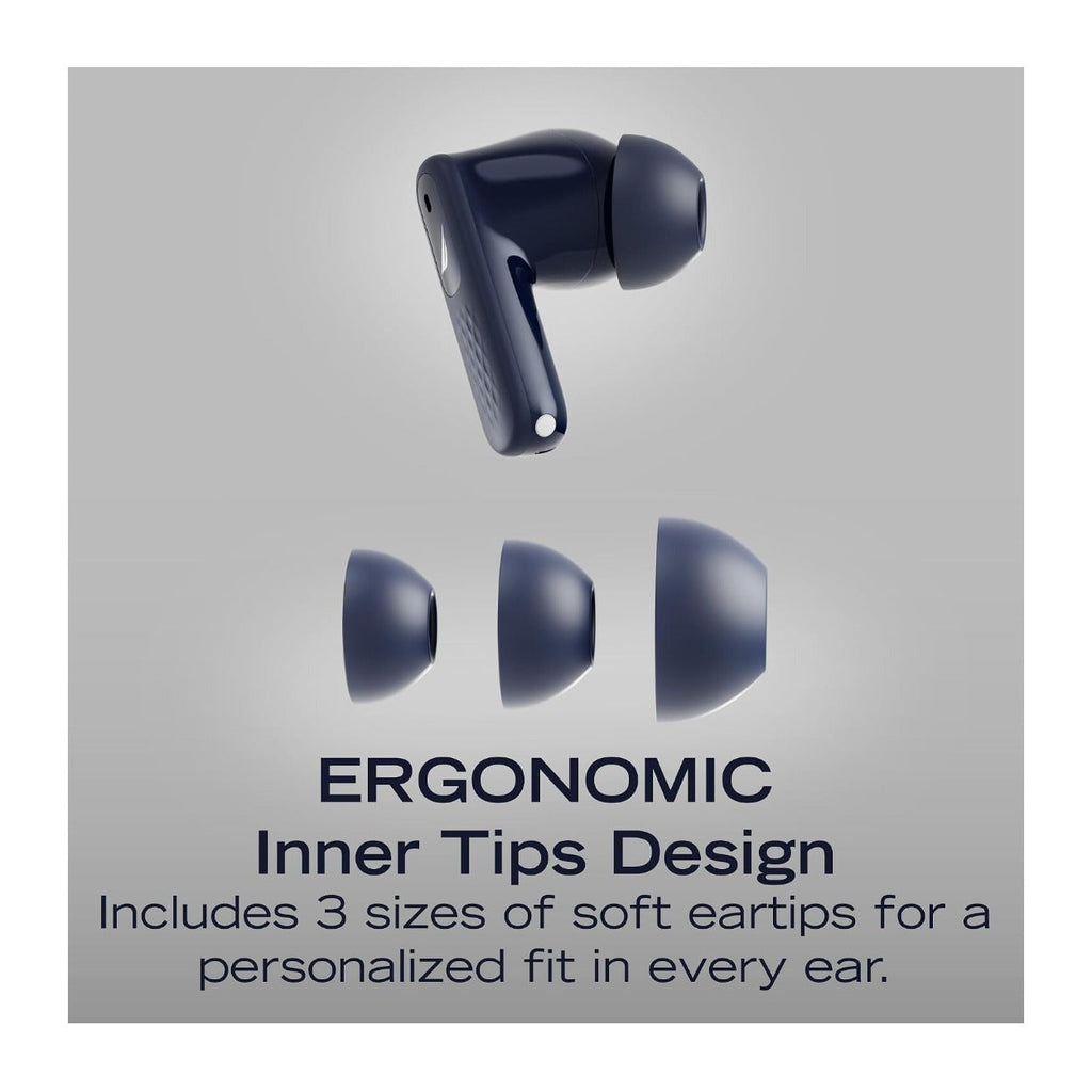 Nautica T710 True Wireless Stereo Earbuds with ANC ENC and 40H Playtime (Black)