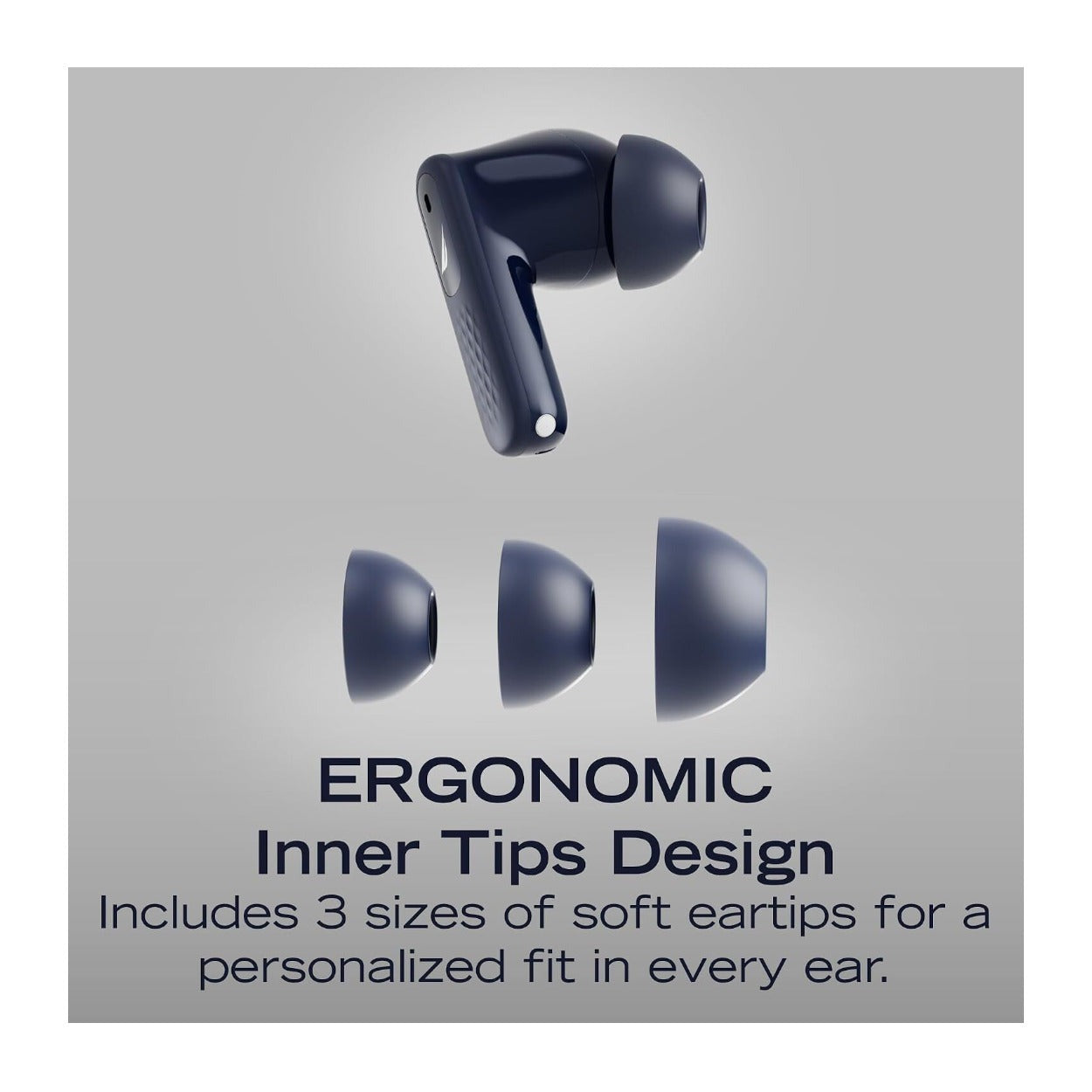 Nautica T710 True Wireless Stereo Earbuds with ANC ENC and 40H Playtime (Black)
