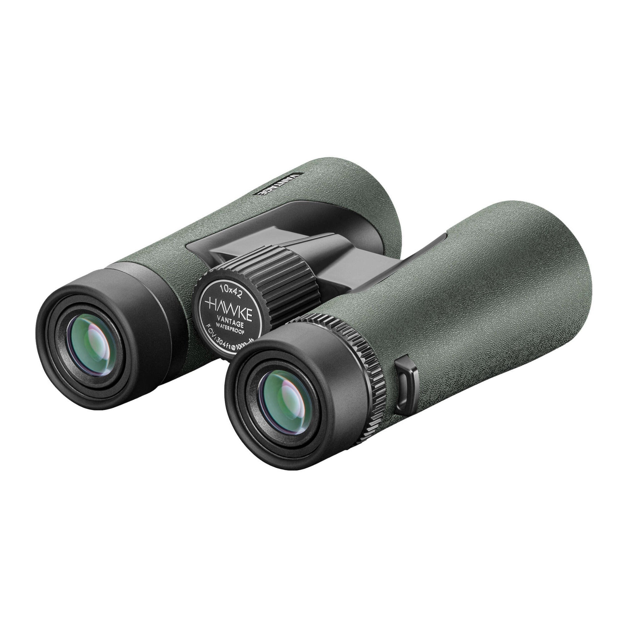 Hawke Sport Optics 10x42 Vantage Binoculars (Green) with Harness Strap Bundle