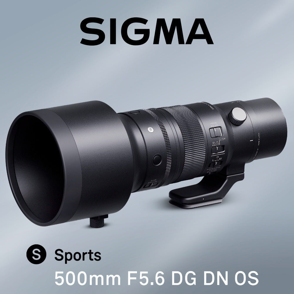 Sigma 500MM f5.6 Dg Dg OS Sports Lens With Corel Software, Sandisk 65GB Memory Card and Hard Case