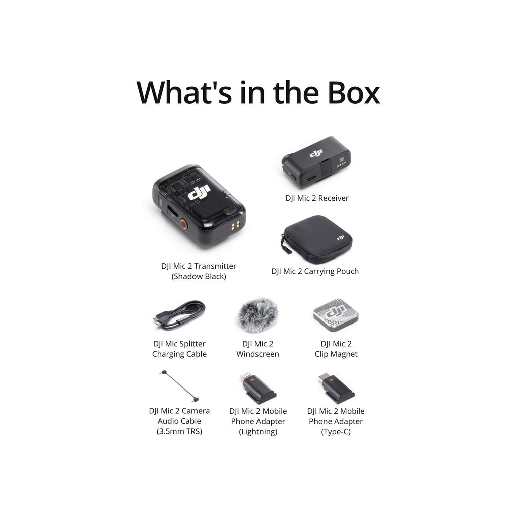 DJI Mic 2 DJI Mic 2 (1 TX + 1 RX)