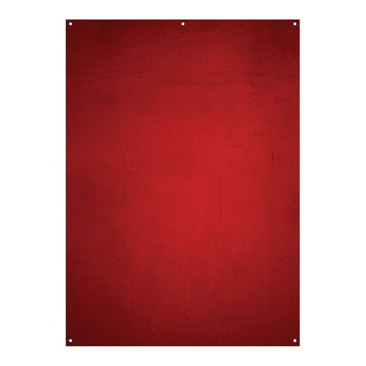 Westcott X-Drop Fabric Backdrop (Aged Red Wall, 5 x 7 Feet)