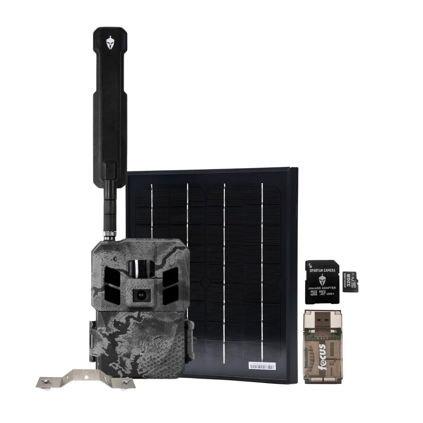 Spartan GoLive3 4G/LTE Multi-Carrier Trail Camera (Areus Camo) with Accs. Bundle