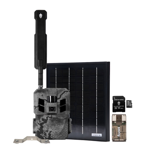 Spartan GoLive3 4G/LTE Multi-Carrier Trail Camera (Areus Camo) with Accs. Bundle