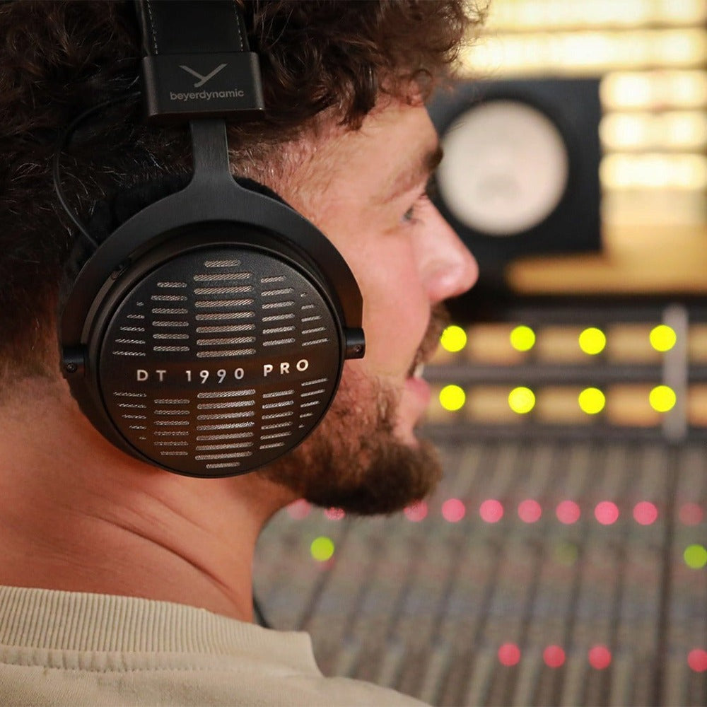 Beyerdynamic DT 1990 Pro MKII Open-back Studio Headphones for Mixing (Black)