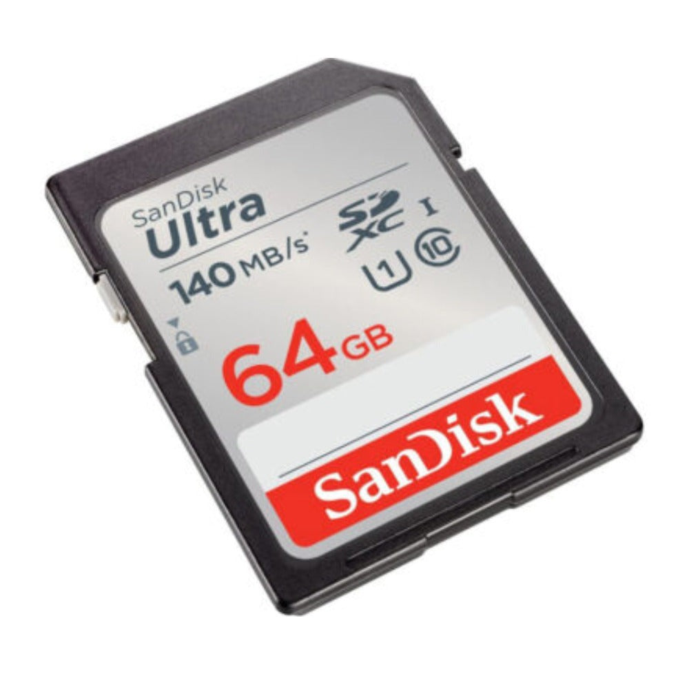 SanDisk 64GB 140 MB/s Memory Card (20-pack) with 2-in-1 USB Memory Card Reader