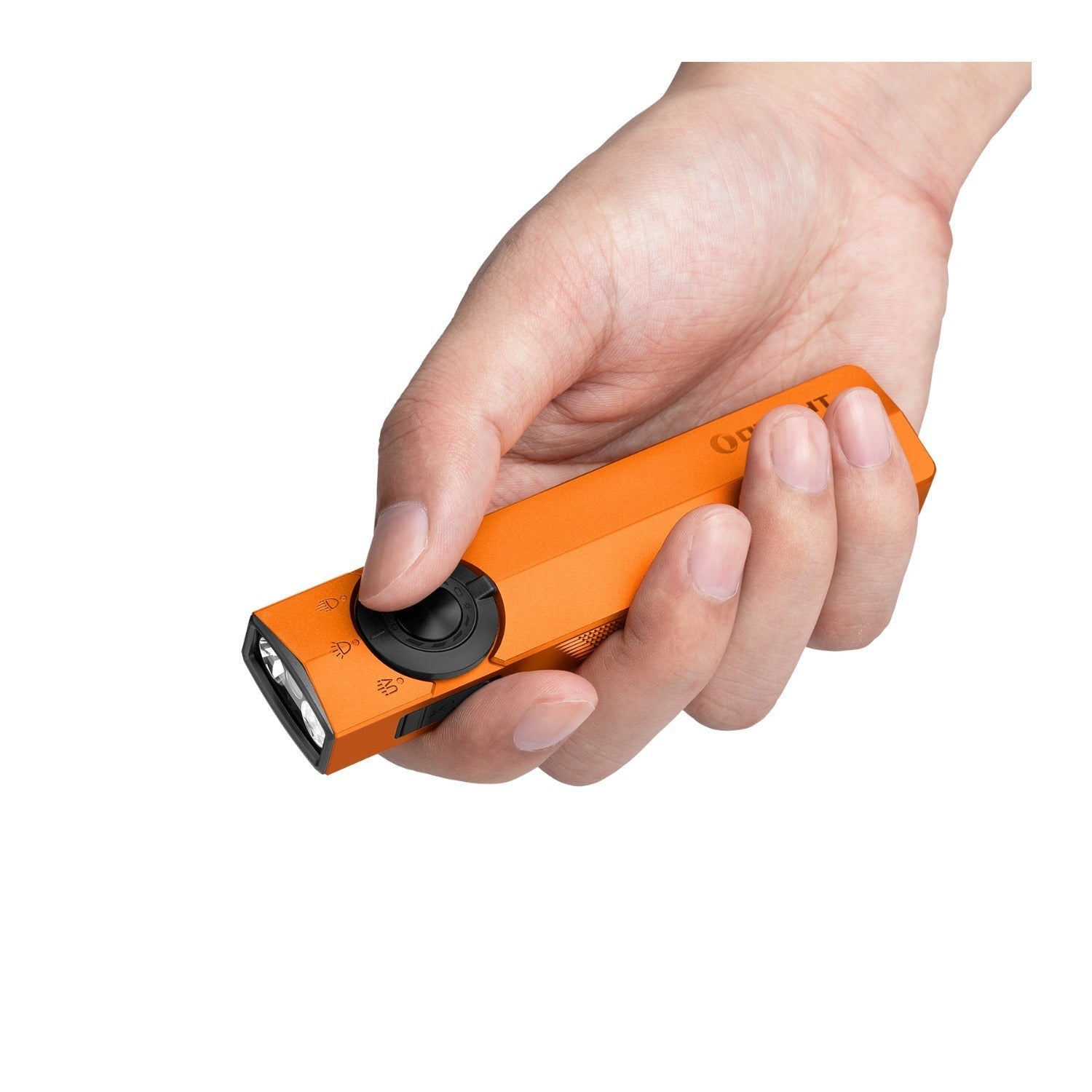 OLIGHT ArkPro EDC Flat Rechargeable Flashlight (Orange CW)