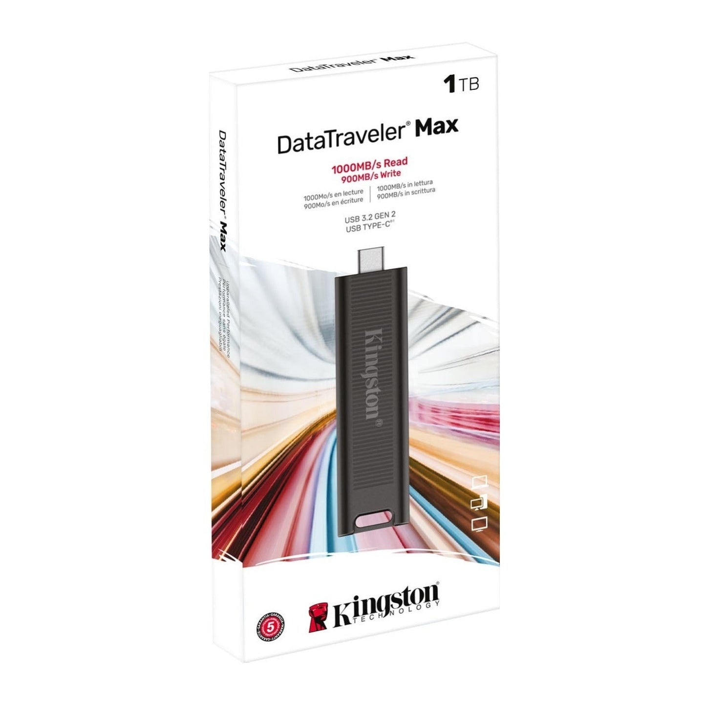 Kingston 1TB DataTraveler Max USB 3.2 Gen 2 Type-C Flash Drive