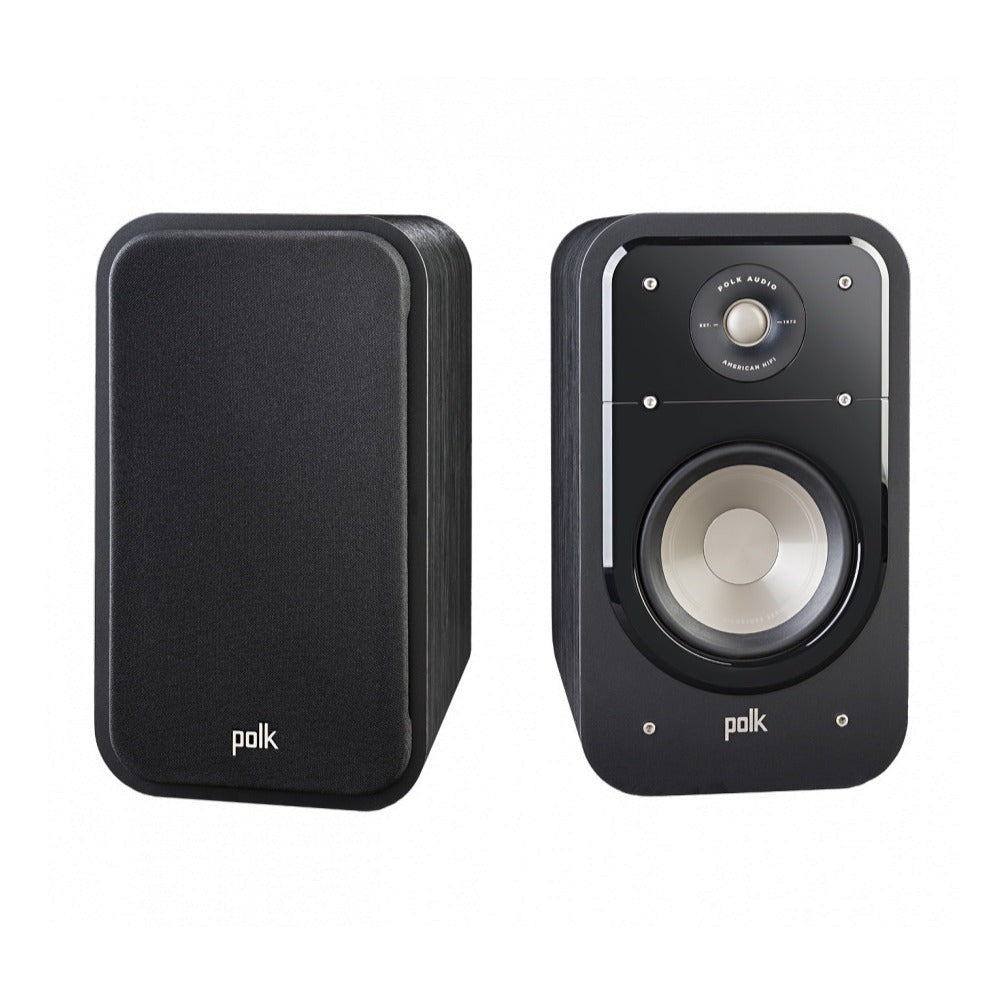 Polk Audio Signature Series S20 2-Way Bookshelf Speakers (Black Walnut, Pair)
