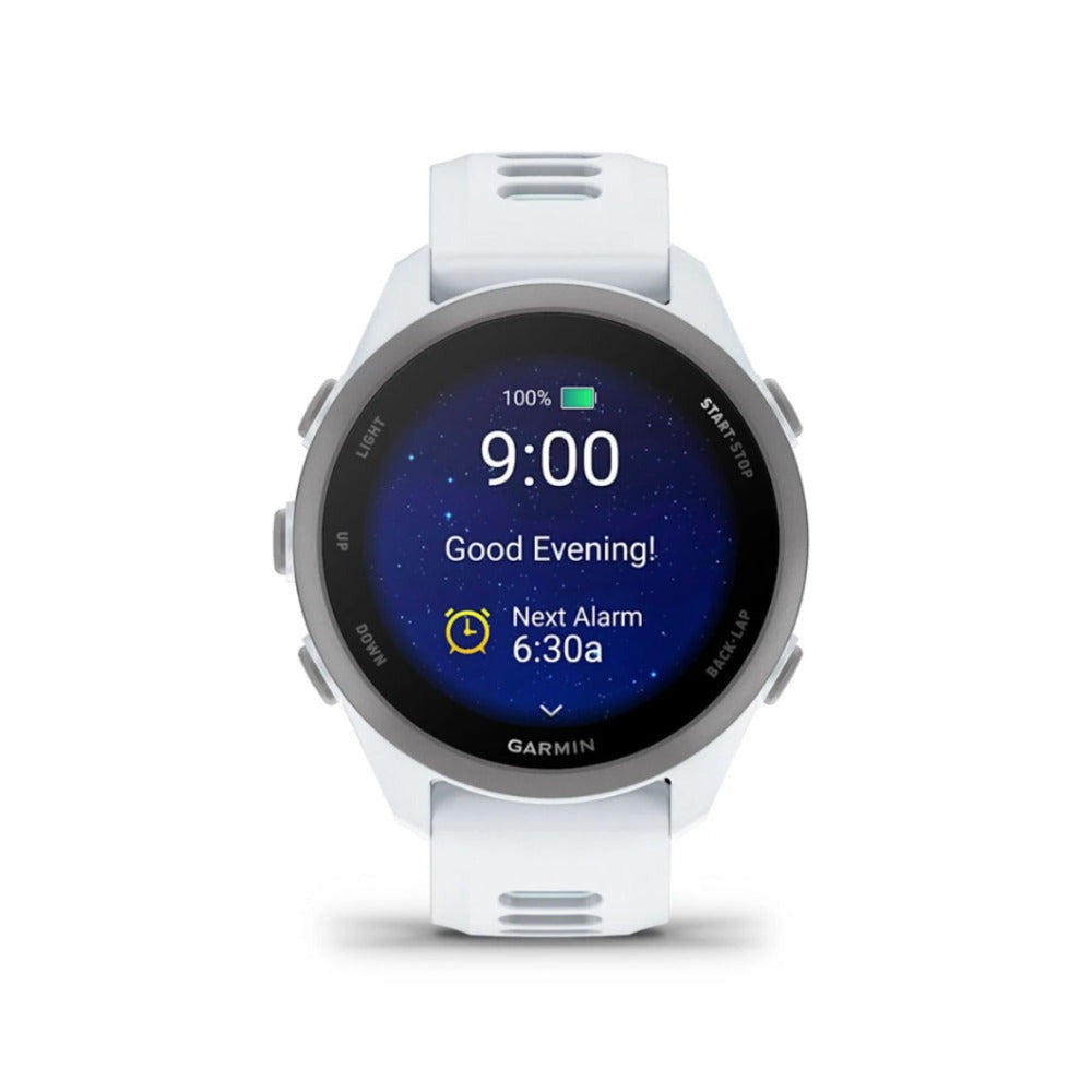 Garmin Forerunner 170 GPS Running Smartwatch w/ AMOLED Display (Whitestone/Blue)