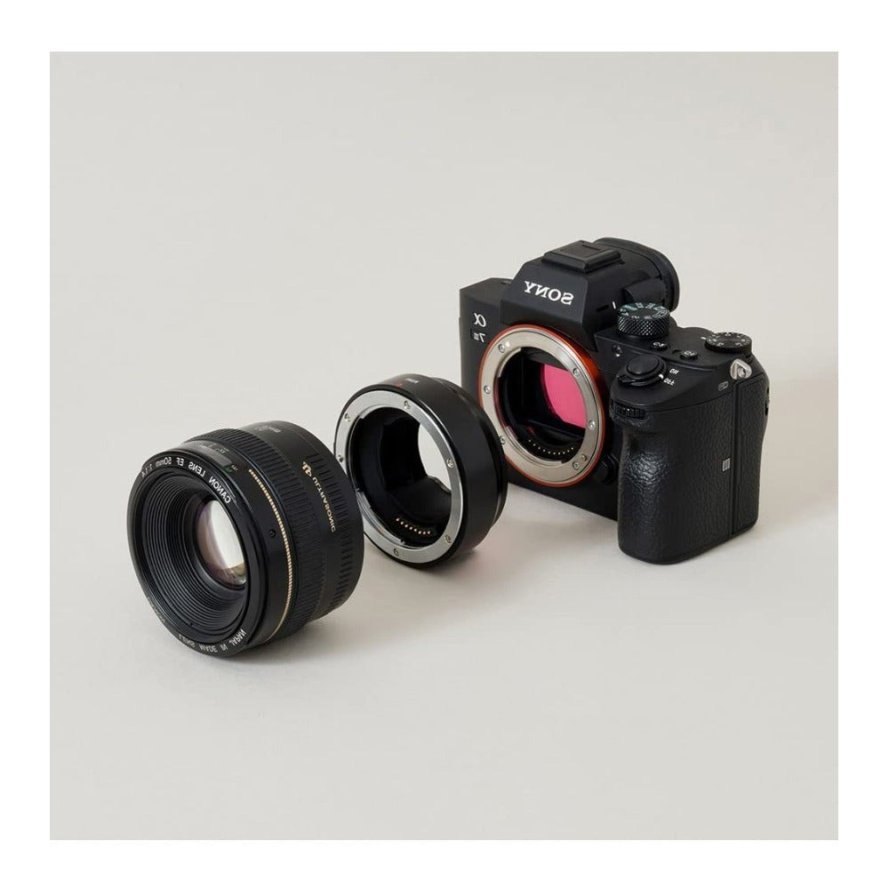 Urth Lens Mount Adapter Compatible with Canon EF/EF-S Lens to Sony E Camera Body (Electronic)