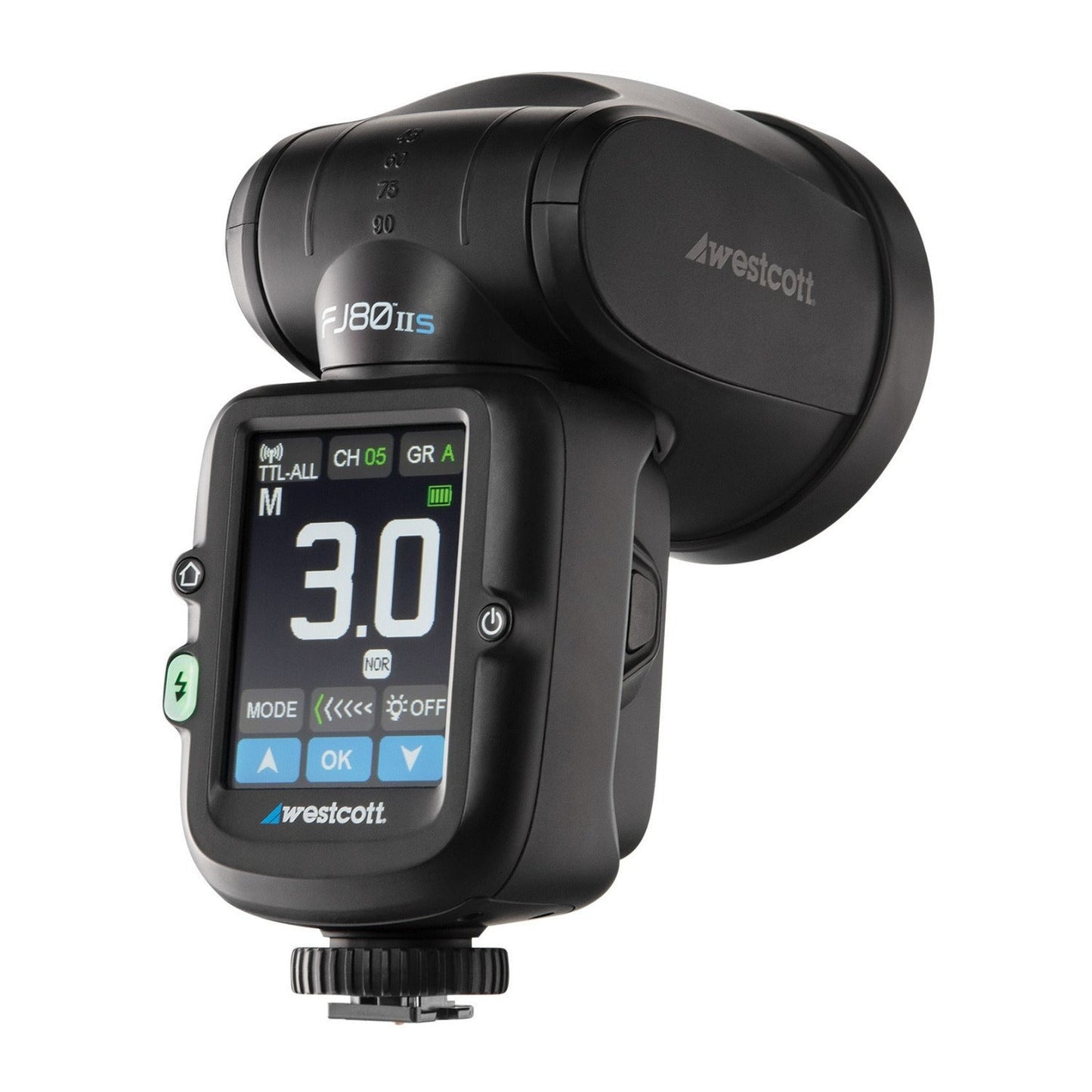 Westcott FJ80 II S Touchscreen 80Ws Speedlight with Sony Camera Mount, and Lithium Battery Bundle