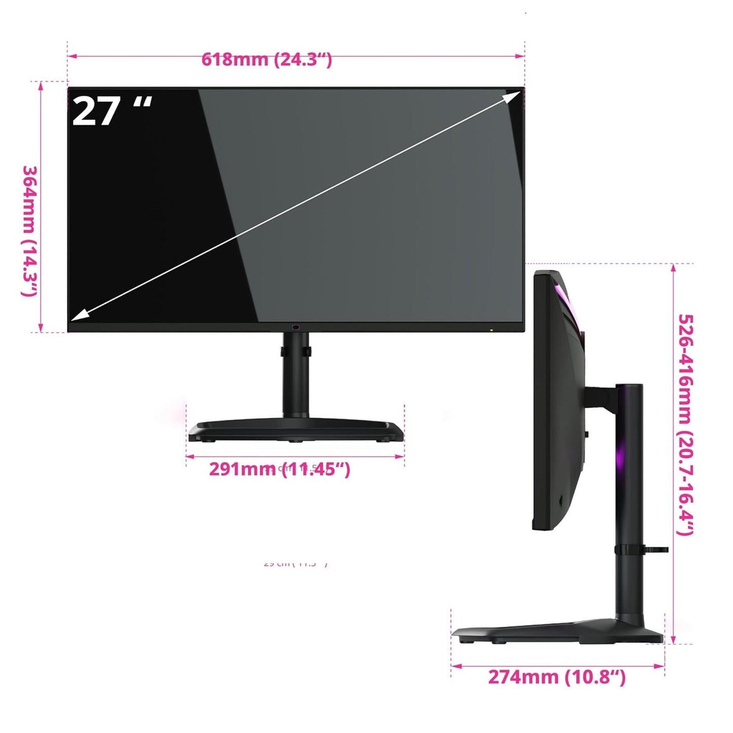 Cooler Master Tempest GP27U 27" 4K UHD 3840 x 2160 Quantum Dot Mini LED Gaming Monitor