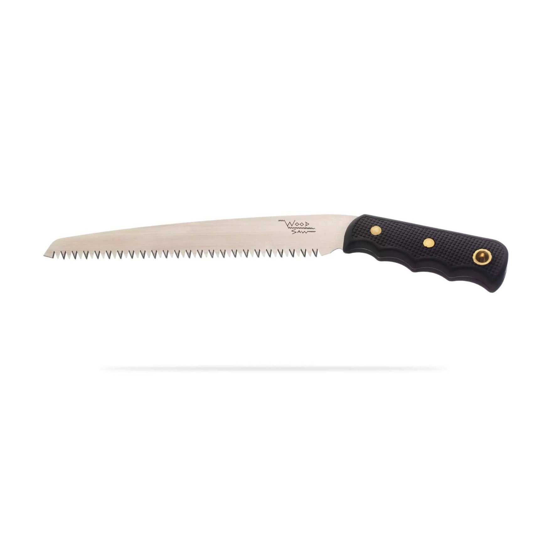 Knives of Alaska 13-Inch Wood Saw with Leather Sheath (Black)