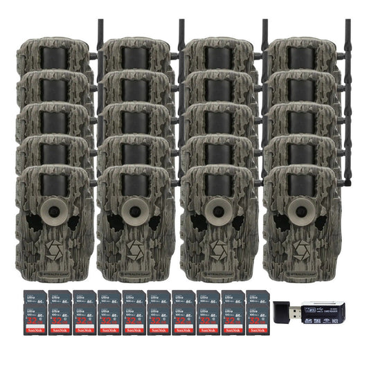 Stealth Cam 36MP Fusion Max Cellular Trail Camera with 80-Feet Detection Range (2-Pack) x 10 Bundle