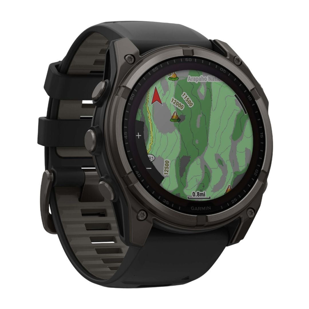 Garmin fēnix 8 Sapphire Solar GPS Smartwatch (51mm, Black/Pebble Gray) (Used)