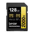 Lexar Professional 128GB 2000x UHS-II SDXC Memory Card