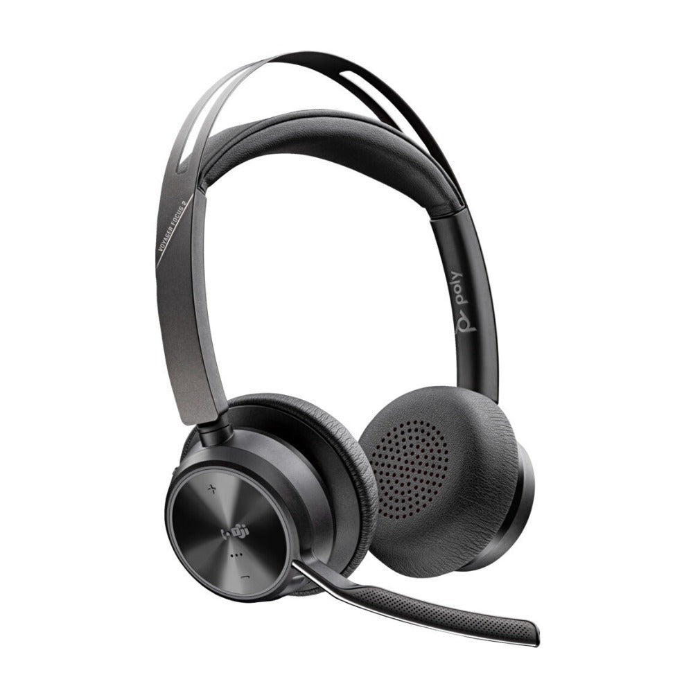 Poly Voyager Focus 2 UC Stereo Bluetooth Headset (Microsoft Teams Certified)