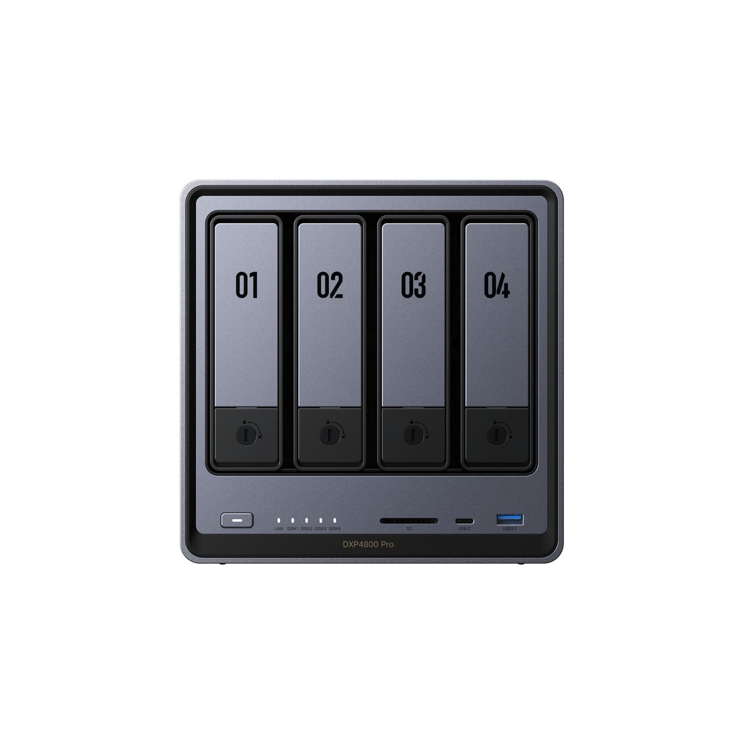 UGREEN DXP4800 Pro 4-Bay NAS Enclosure with 10GbE Network Port, 6-Core and Expandable DDR5 RAM