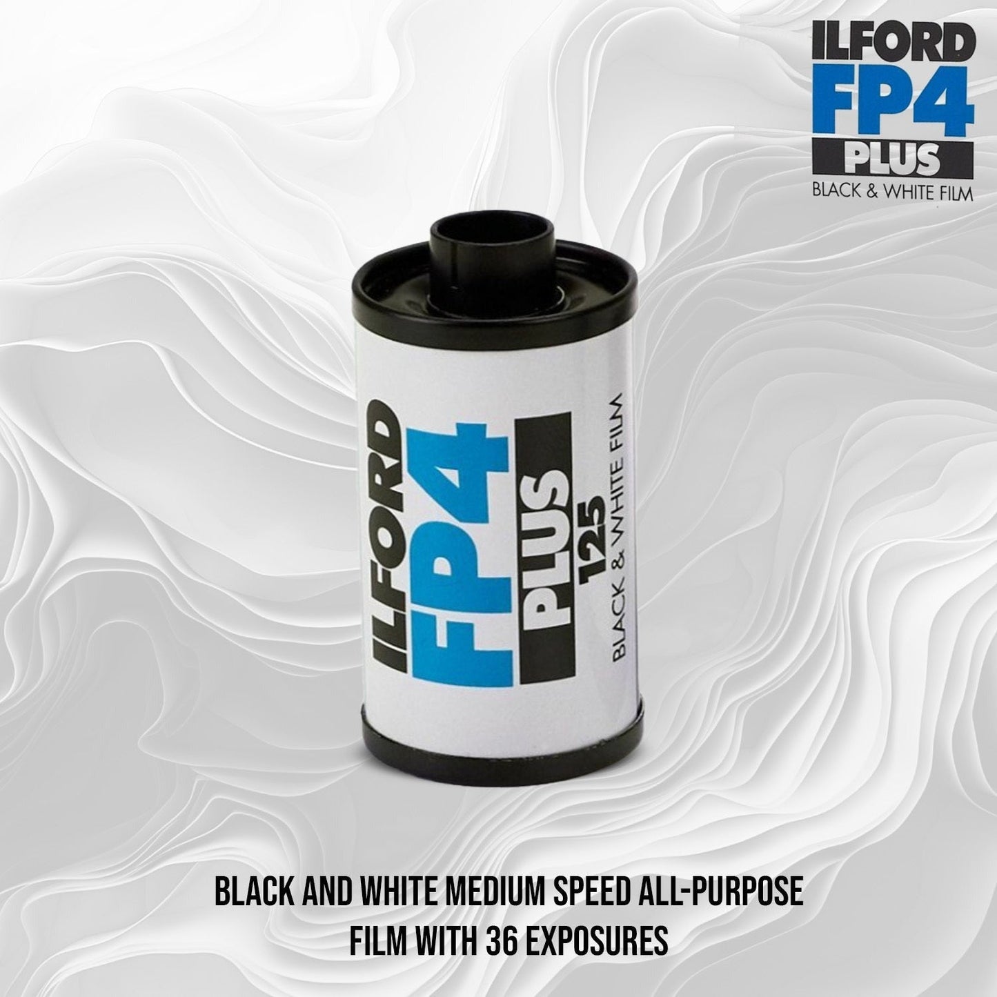 Ilford FP4 Plus Black and White Film (35mm Roll Film, 36 Exposures)