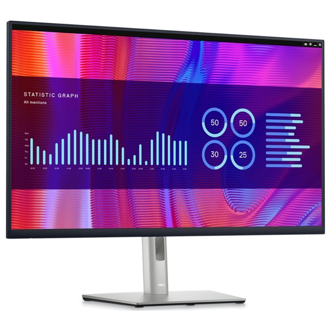 Dell P3223DE 32" QHD USB-C Hub Monitor with ComfortView Plus (Refurbished)