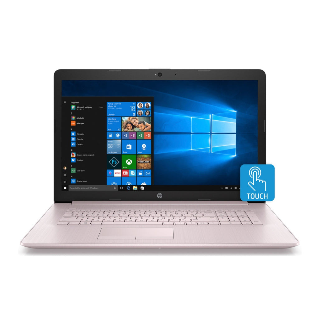 HP 17-CA0010 17.3" Touchscreen Laptop, AMD Ryzen 3 2300U, 8GB RAM, 1TB HDD (Certified Refurbished)