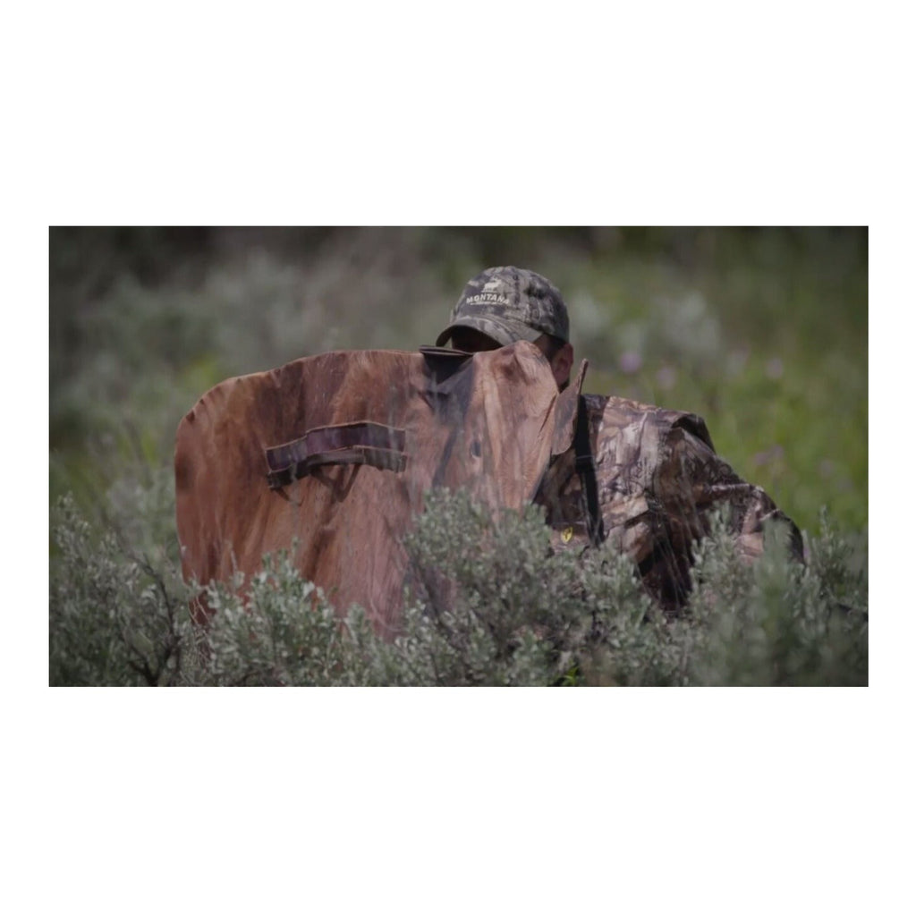 Montana Big Red Moo Cow Decoy with Large Cover Shield and See-Through Mesh